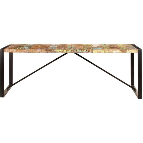 Maison Chic Jedilna miza - Kuhinjska miza - Jedilni stol 220x100x75 cm trden predelan les, (21715056) Slike