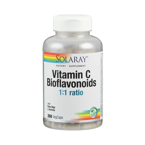 Solaray Vitamin C in bioflavonoidi v razmerju 1:1 v kapsulah Cene