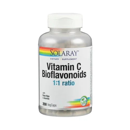 Solaray Vitamin C in bioflavonoidi v razmerju 1:1 v kapsulah