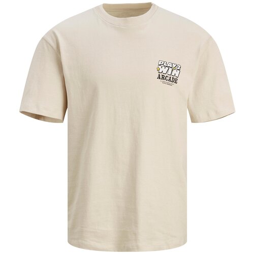 Jack &amp;amp; Jones Majica &amp;#039;AMUSEMENT&amp;#039; bež / modra / rumena / rdeča Slike