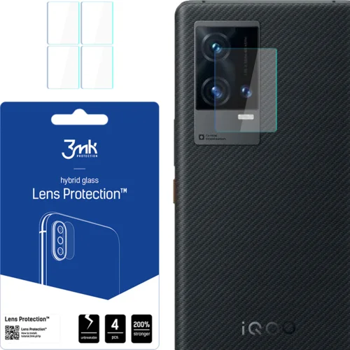 3mk VIVO IQOO 8 PRO 5G ZAŠČITA LEČ KALJENO STEKLO ZA EKRAN, (22000118)