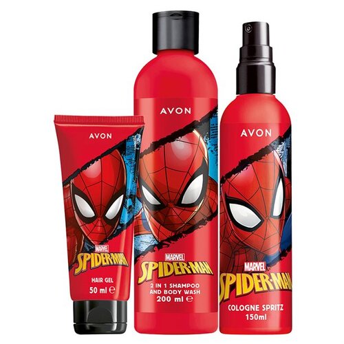 Avon spider-man TRIO poklon set za male ljubitelje super heroja Slike