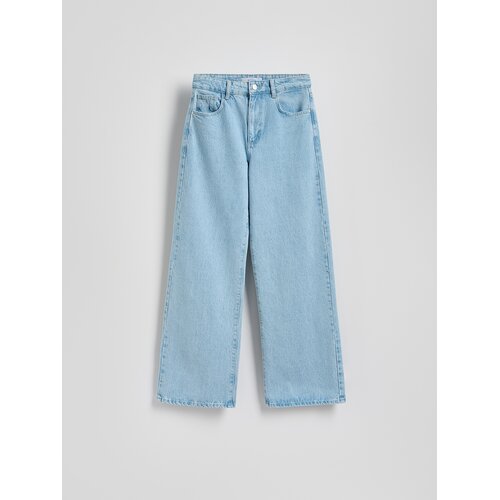 Reserved Straight fit traperice - plava Cijene