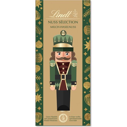 Lindt Nuss Sélection - tablica čokolade - Mlečna-lešniki Cene