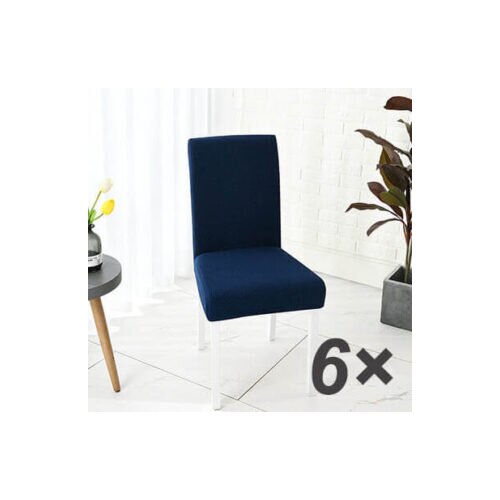 Smania elastična navlaka za stolicu SitAndStay - Plava (set od 6) Slike