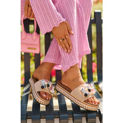 S. BARSKI Women's Platform Sandals with Decorations S.Barski Cene