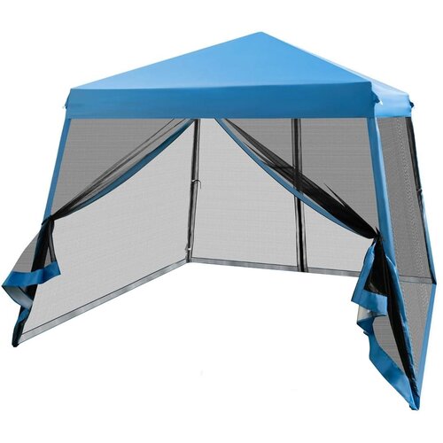 Costway Vrtni &scaron;otor Paviljon z mrežo proti komarjem 300 x 300 x 237-255 cm, (5000219241) Cene