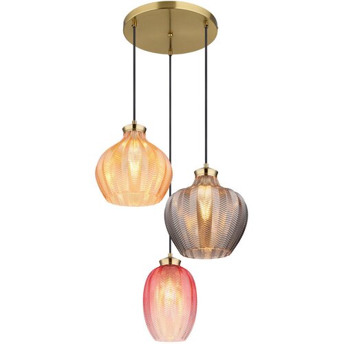 Globo 15898-3HR - Luster na sajli JESSICA 3xE27/60W/230V prečnik 45 cm Cene