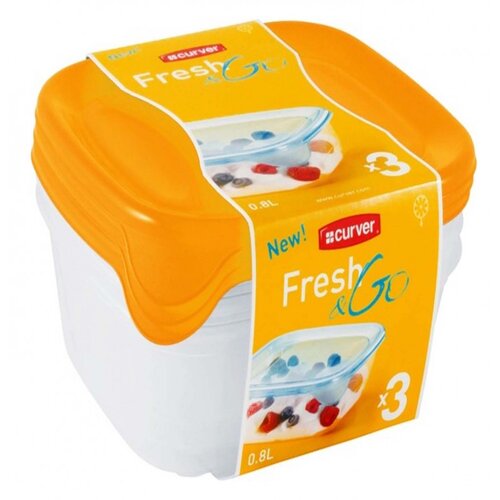 Curver Kutije za hranu Fresh&Go set 3x0.8l CU 08559-007 Cene