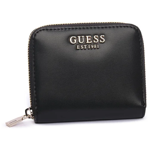 Guess Denarnice BLA LAUREL SLG ZIP Črna