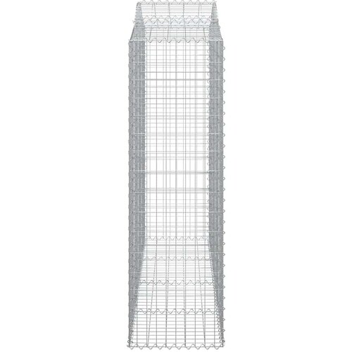  Gabionska ko&amp;scaron;ara s lukom 200x50x160/180 cm pocinčano željezo Slike