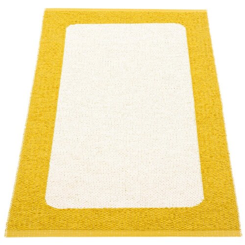 Pappelina gorčično rumena/kremno bela notranja in zunanja preproga 70x120 cm ilda mustard – Cene
