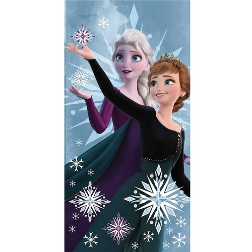Jerry Fabrics Pamučan dječji ručnik 70x140 cm Frozen &amp;quot;Snowflake&amp;quot; &amp;ndash; Slike