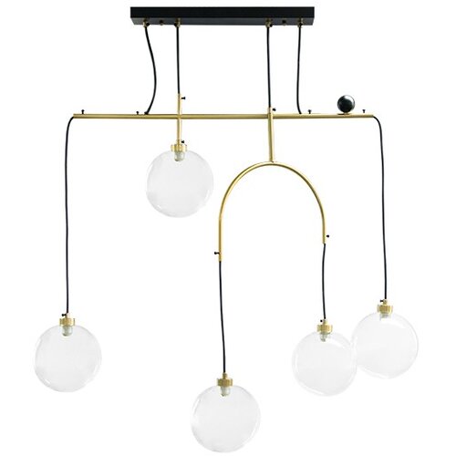 Mitea Lighting Luster zlatni Max.40W 220~240V crno- 5xG9 M11091-5 Cene
