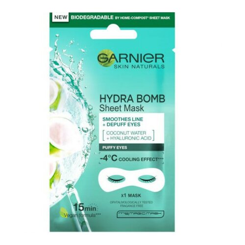 Garnier skin Naturals Eye Tissue maska za oči protiv bora 6g coco ( 1003009710 ) Slike