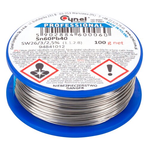Tinol kalaj za lemljenje 0.50mm 100g CYNEL Slike