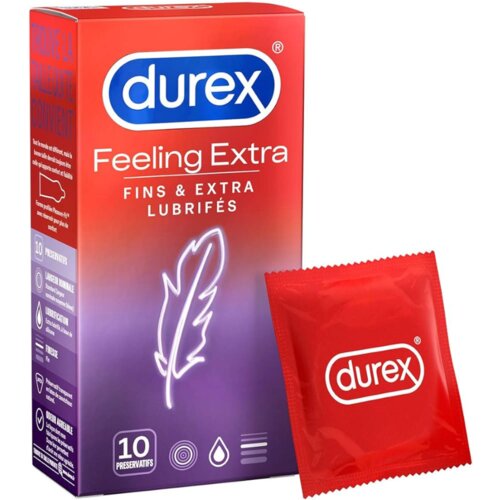 Durex condoms KONDOMI DUREX Feeling Extra 10/1 Slike