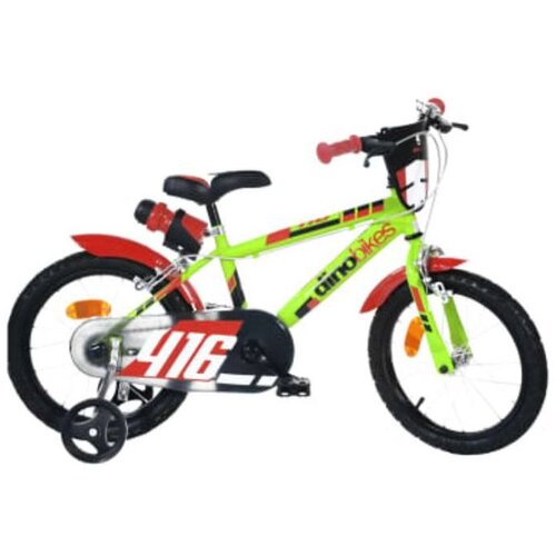 Dino Bikes dječji bicikl 16&amp;quot; zeleno crni Slike