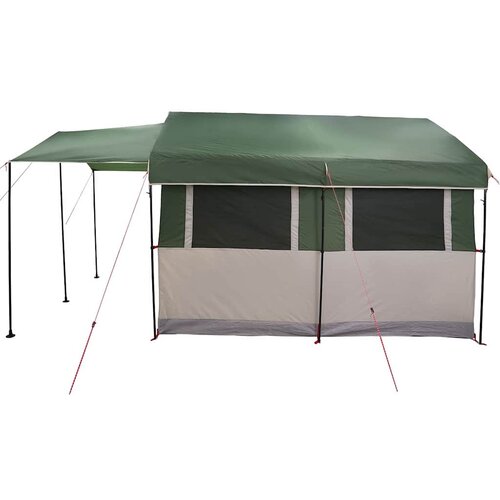  Obiteljski &amp;scaron;ator za 4 osobe Zelena i bijela 324 x 255 x 230 cm Slike
