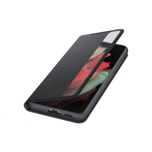 Samsung galaxy S21 ultra clear view cover black Cene