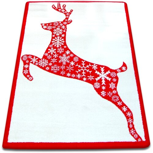 RugsX Preproge Preproga XMAS - F790 krem/rdeča 133x190 cm Rdeča Cene