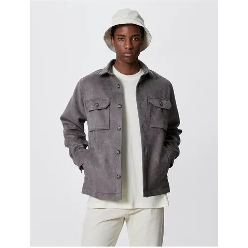 Koton Winter Jacket - Gray - Regular