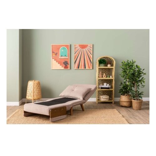 Atelier Del Sofa Fotelja na razvlačenje Cosmo, 190x70x82 cm, Prljavo roze Slike