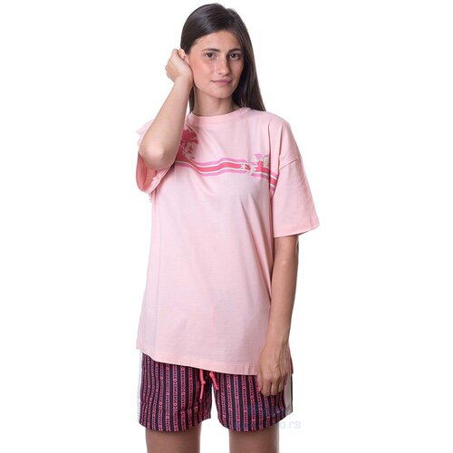 Converse ženska majica Palm Tree Stripes Boxy Tee 10008471-A05-639 Cene