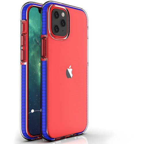 IZMAEL.eu Futrola Spring clear TPU za Apple iPhone 12 Pro/iPhone 12 - Tamno plava Cene