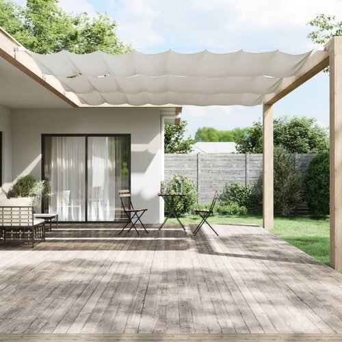 The Living Store Vertikalna markiza bela 140x800 cm tkanina oxford - Vertikalna Markiza, (21749772) Cene