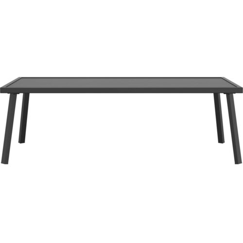  Vrtni stolić za kavu antracit 110 x 55 x 35 cm čelični Slike