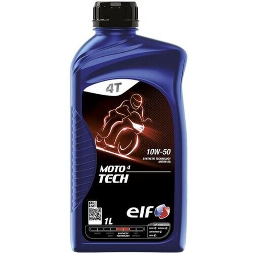 ELF olje za motorna kolesa MOTO4 TECH 4T 10W-50, 1L Slike