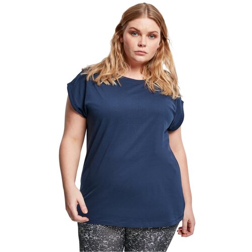 UC Ladies Women's T-shirt with extended shoulder navy blue Cene
