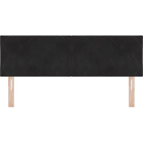  LED glava kreveta Crna 144 cm Bar&amp;scaron;un Slike