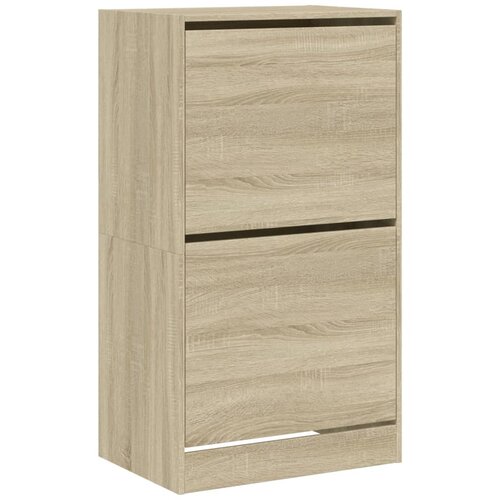 Maison Chic Omarice za obutev - Kopa za čevlje z 2 predaloma sonoma hrast 60x42x108 cm, (21777708) Cene