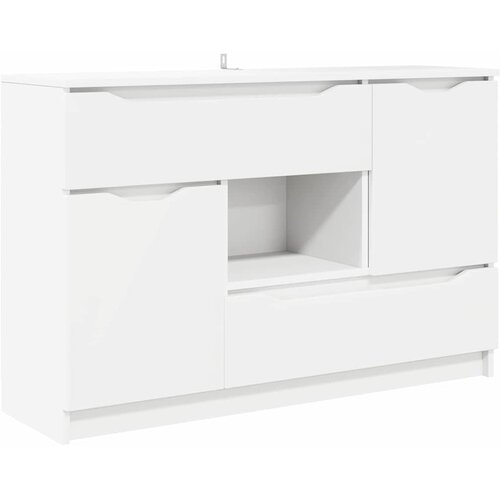  Kreveta s ladicama Bijelo 100 x 30 x 65,6 Konstruirano drvo Slike