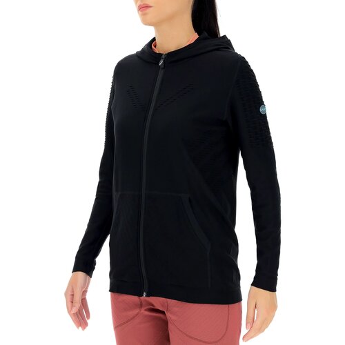 UYN Run Fit OW Hooded Full Zip Blackboard Women&amp;#039;s Sweatshirt Slike