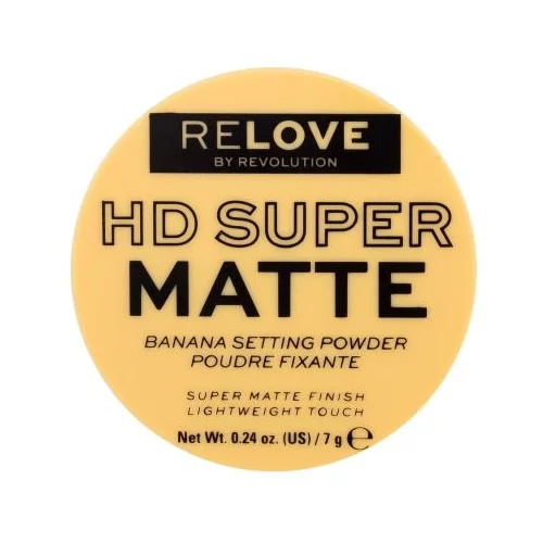 Revolution Relove HD Super Matte Banana Setting Powder puder v prahu 7 g