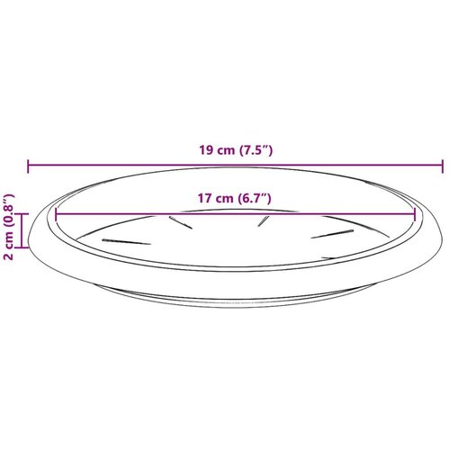  Saksije za biljke 24 pcs Crvena cigla &amp;Oslash; 26 x 21.5 cm Plastika Slike
