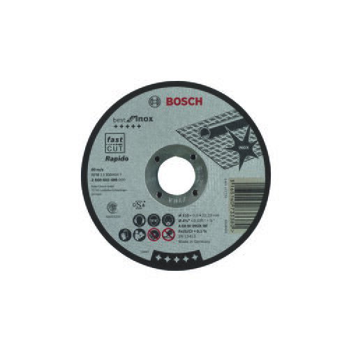 Bosch Rezne ploče Best for Inox Rapido s ravnim sredi&scaron;tem prečnika 22,23 mm, za male ugaone brusilice 2608603486 Cene