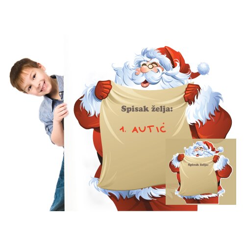 nalepnica.rs želje za deda mraza Cene