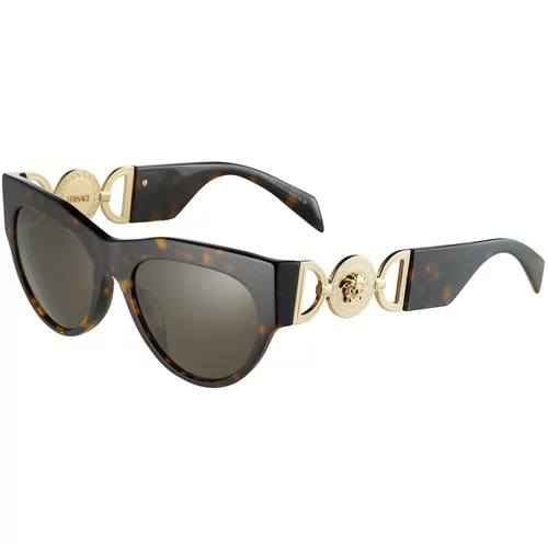 Versace Sončna očala '4440U 56 108/3' konjak / temno rjava / zlata