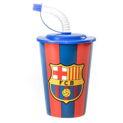 Tubule, čaša sa cevčicom, plastična, Barcelona, 450ml ( 306826 ) Slike