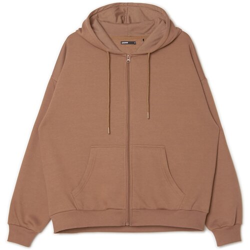 Cropp - Pulover s kapuco - Rjava Slike