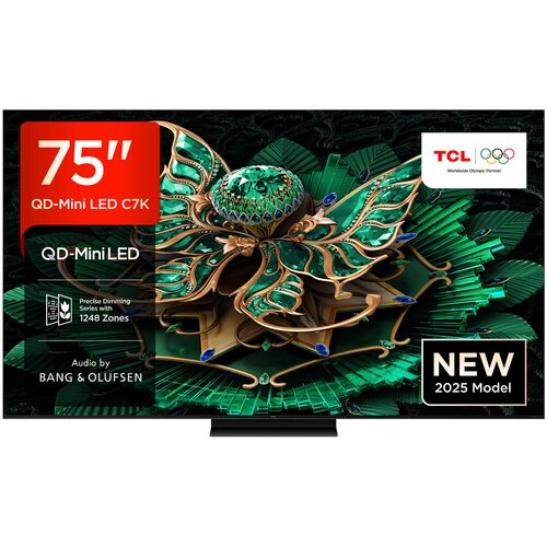 Tcl UHD QD-Mini LED TV sprejemnik 75C7K, 190 cm Cene