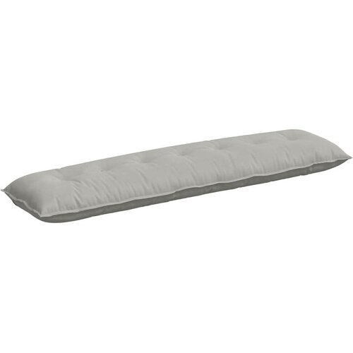 vidaXL Poglavni vzglavnik Svetlo siva 200 x 50 cm Mikrofiber tkanina, (5000278314) Cene