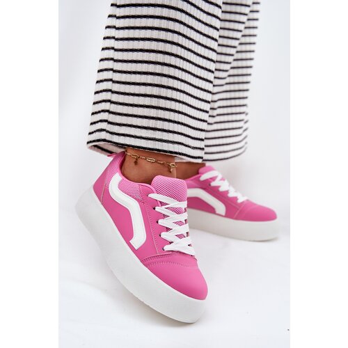 Boto Womens Platform Sneakers Fuchsia Tellnira Cene