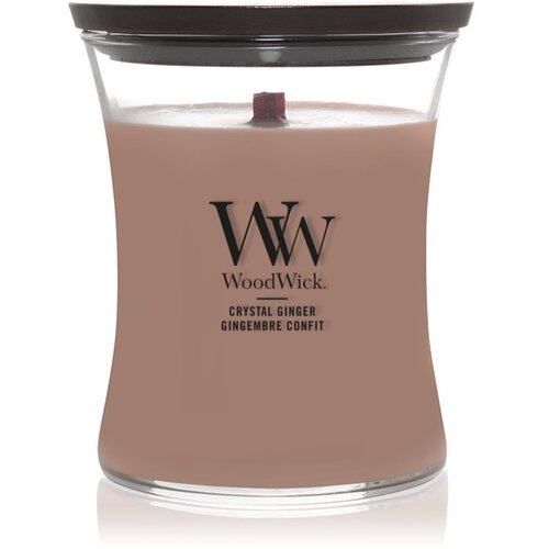 WoodWick Crystal Ginger mirisna svijeća s drvenim fitiljem 275 g Slike