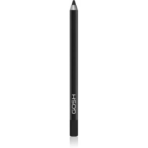 Gosh Velvet Touch vodoodporni svinčnik za oči odtenek 023 Black Ink 1.2 g