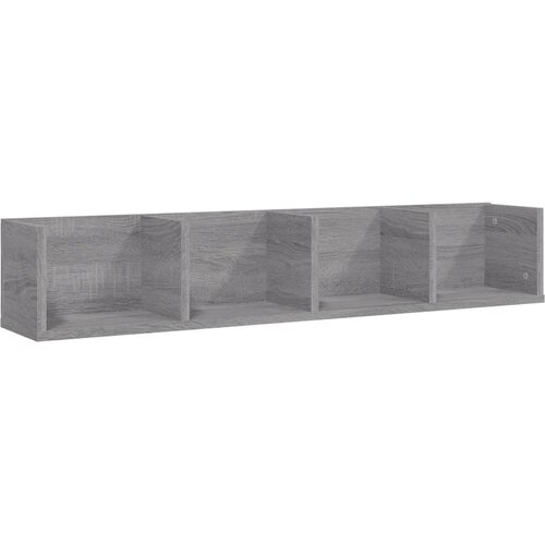  Zidna polica za CD-ove boja hrasta sonome 100x18x18 cm drvena Slike